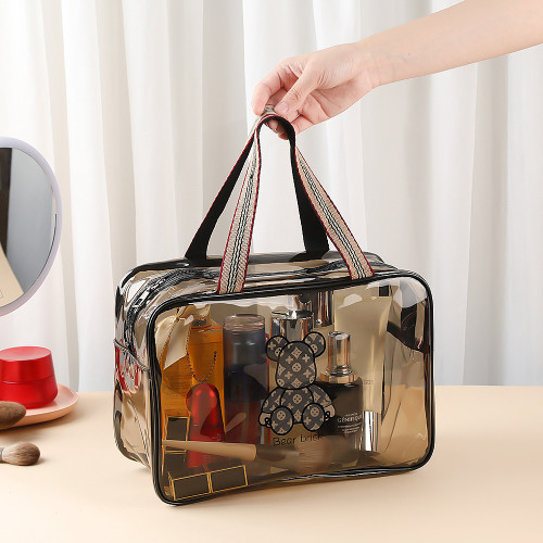 新款化妝包大容量ins風高顔值手提可攜式防水洗漱包pvc收納包包 新款化妝包大容量ins風高顔值手提可攜式防水洗漱包pvc收納包包