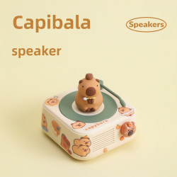 卡皮巴拉藍牙音響卡通公仔插卡小音響新年生日禮物年會藍牙音箱