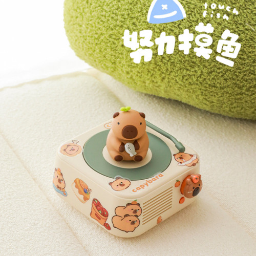 卡皮巴拉藍牙音響卡通公仔插卡小音響新年生日禮物年會藍牙音箱 卡皮巴拉藍牙音響卡通公仔插卡小音響新年生日禮物年會藍牙音箱