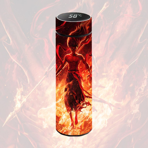 閙海學生智能大容量哪吒不鏽鋼水杯顯溫2保溫杯茶杯子魔童高顔值 閙海學生智能大容量哪吒不鏽鋼水杯顯溫2保溫杯茶杯子魔童高顔值