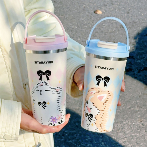 潮貝卡皮巴拉雙飲咖啡杯高顔值保溫杯情侶不鏽鋼杯子大容量隨手杯 潮貝卡皮巴拉雙飲咖啡杯高顔值保溫杯情侶不鏽鋼杯子大容量隨手杯