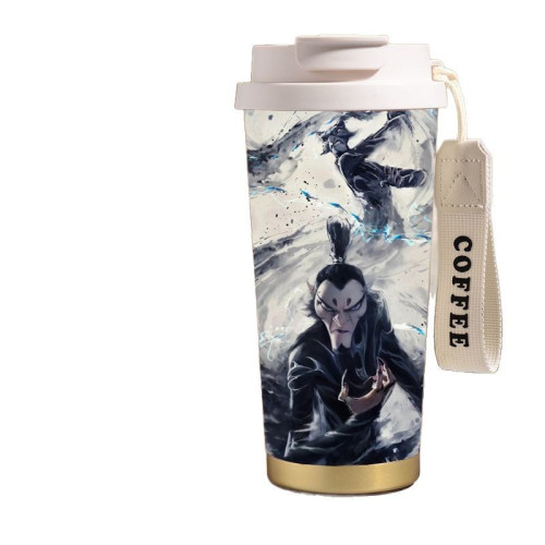 哪吒二之魔童閙海保溫杯不鏽鋼學生高顔值吸管雙飲大容量咖啡水杯 哪吒二之魔童閙海保溫杯不鏽鋼學生高顔值吸管雙飲大容量咖啡水杯