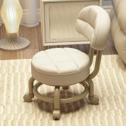 萬向輪小凳子門口可移動換鞋凳家用客廳臥室滑輪矮凳美縫擦地帶娃