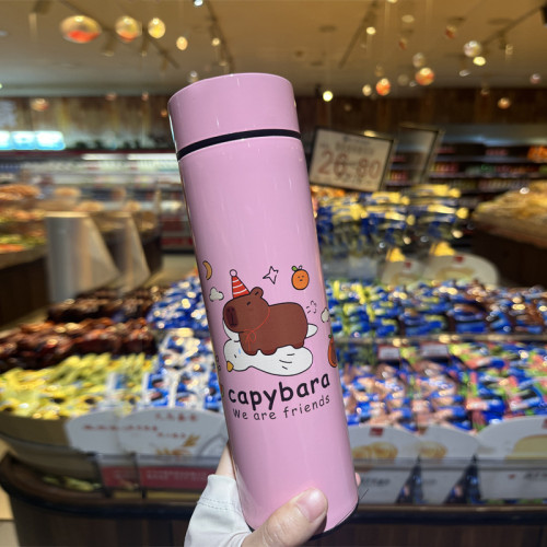 新款智能304不鏽鋼保溫杯高顔值女生可愛貓貓圖案可攜式水杯大容量 新款智能304不鏽鋼保溫杯高顔值女生可愛貓貓圖案可攜式水杯大容量