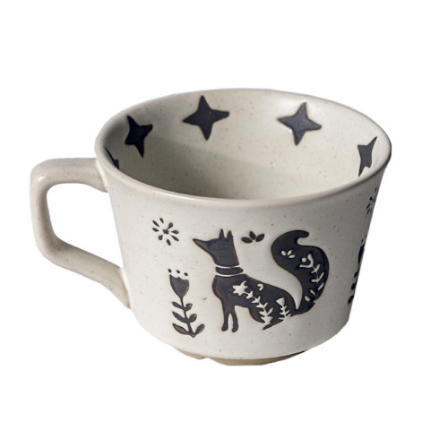 復古粗陶咖啡杯伴手禮家用辦公室水杯創意高檔精緻馬克杯拉花杯子 復古粗陶咖啡杯伴手禮家用辦公室水杯創意高檔精緻馬克杯拉花杯子