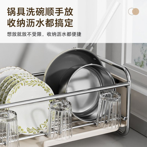 家用多功能廚房碗碟收納架不鏽色置物架碗架碗筷收納盒碗盤瀝水架 家用多功能廚房碗碟收納架不鏽色置物架碗架碗筷收納盒碗盤瀝水架