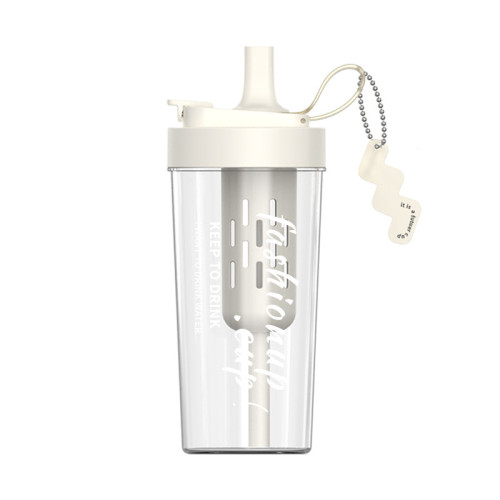 水杯女大容量2024新款tritan塑膠水瓶茶水分離夏季可攜式帶吸管杯子 水杯女大容量2024新款tritan塑膠水瓶茶水分離夏季可攜式帶吸管杯子