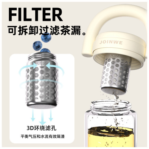 女生水杯2025新款學生高顔值tritan耐高溫可攜式實用提手可泡茶杯子 女生水杯2025新款學生高顔值tritan耐高溫可攜式實用提手可泡茶杯子