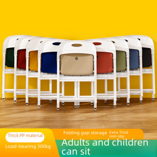 折曡靠背椅小板凳家用矮凳子兒童防滑凳加厚客廳換鞋凳幼兒園椅子