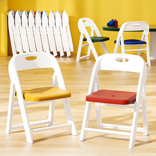 折曡靠背椅小板凳家用矮凳子兒童防滑凳加厚客廳換鞋凳幼兒園椅子