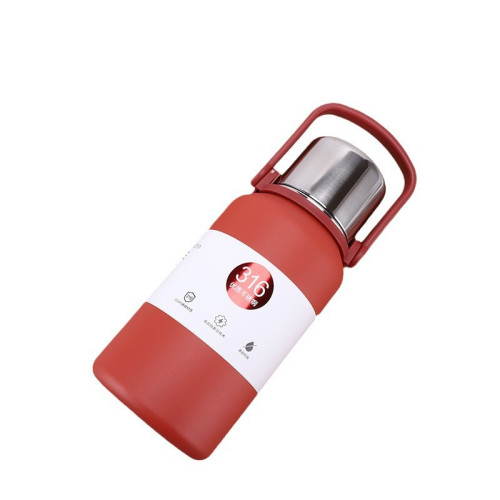 大容量316不鏽鋼保溫杯真空提手旅行壺戶外可攜式茶漏水壺粉色 大容量316不鏽鋼保溫杯真空提手旅行壺戶外可攜式茶漏水壺粉色