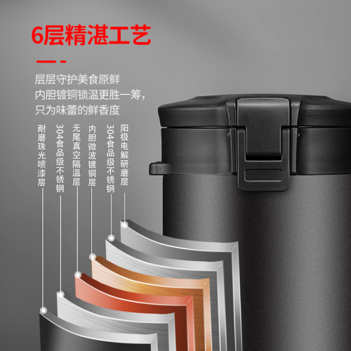 304不鏽鋼保溫飯盒食品級真空保鮮盒女餐盒學生上班族便當盒 304不鏽鋼保溫飯盒食品級真空保鮮盒女餐盒學生上班族便當盒