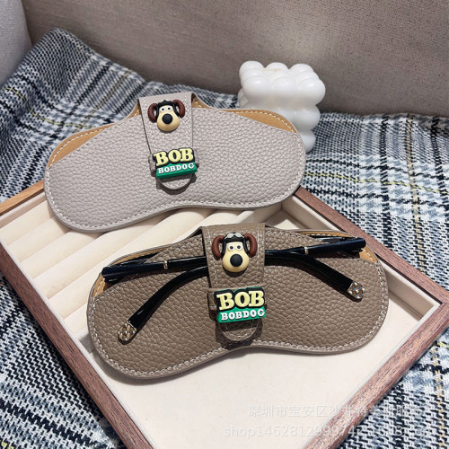 卡通可愛掌門狗眼鏡收納包簡約可攜式眼鏡袋男女墨鏡近視鏡保護套 卡通可愛掌門狗眼鏡收納包簡約可攜式眼鏡袋男女墨鏡近視鏡保護套