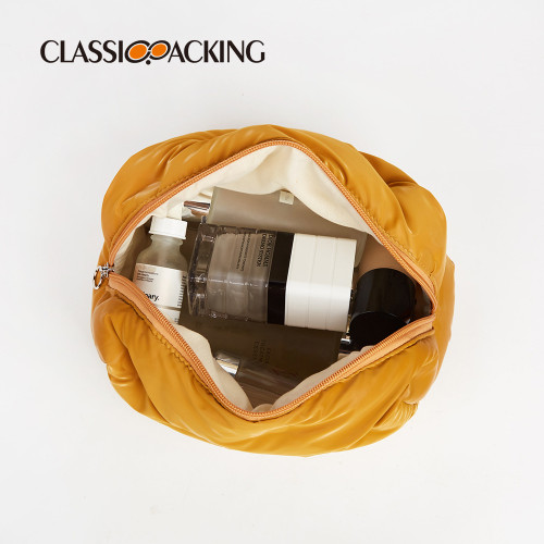 簡約化妝包高級菱格洗漱用品收納包大容量旅行可攜式洗漱 簡約化妝包高級菱格洗漱用品收納包大容量旅行可攜式洗漱