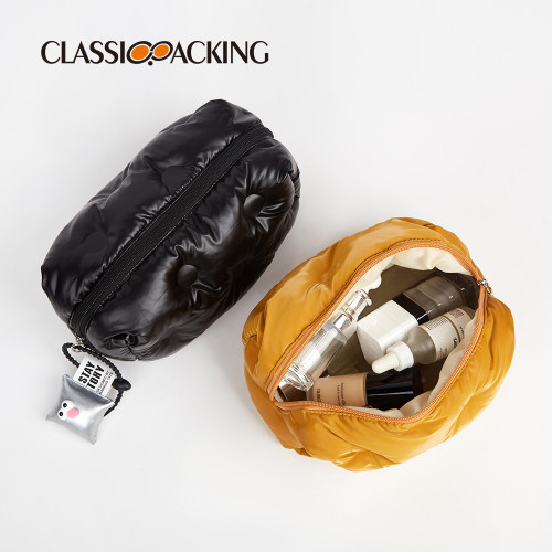 簡約化妝包高級菱格洗漱用品收納包大容量旅行可攜式洗漱 簡約化妝包高級菱格洗漱用品收納包大容量旅行可攜式洗漱