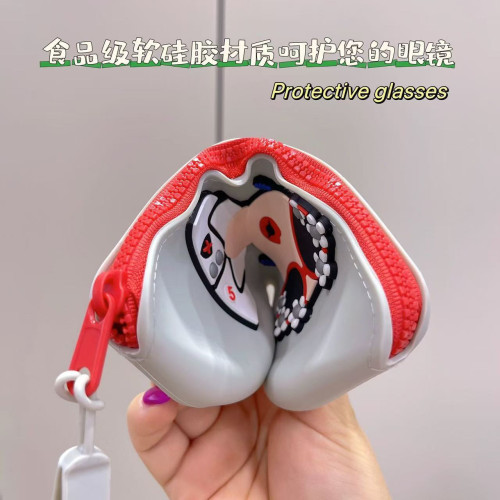 可愛墨鏡收納袋隨身可攜式眼鏡盒收納包防摔矽膠收納袋可掛防水眼鏡 可愛墨鏡收納袋隨身可攜式眼鏡盒收納包防摔矽膠收納袋可掛防水眼鏡