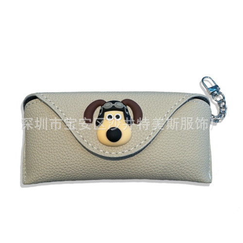 通用大空間掌門狗墨鏡眼鏡盒可攜式掛包可愛學生近視眼鏡抗壓收納包 通用大空間掌門狗墨鏡眼鏡盒可攜式掛包可愛學生近視眼鏡抗壓收納包