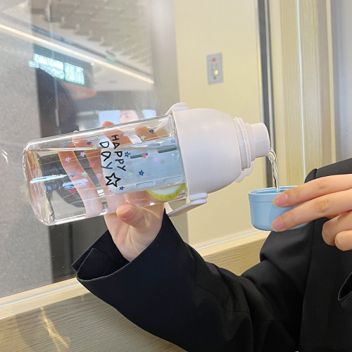水杯女生大容量高顔值2023新款可攜式耐高溫塑膠水瓶帶茶漏吸管杯子 水杯女生大容量高顔值2023新款可攜式耐高溫塑膠水瓶帶茶漏吸管杯子
