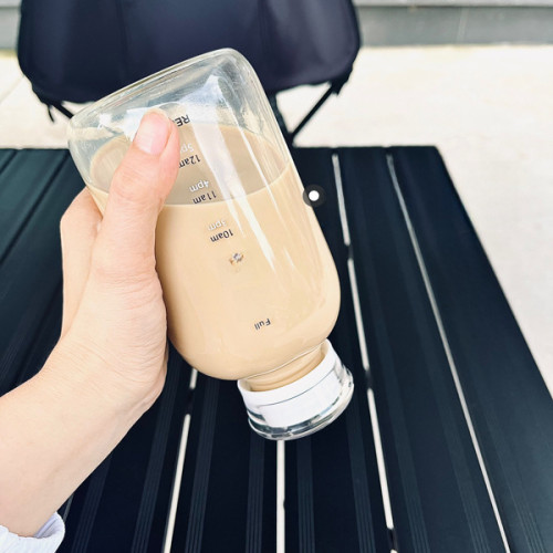 大容量刻度玻璃杯高顔值吸管水杯簡約隨身杯可攜式玻璃水杯咖啡杯子 大容量刻度玻璃杯高顔值吸管水杯簡約隨身杯可攜式玻璃水杯咖啡杯子