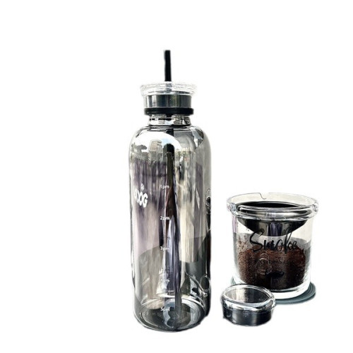 大容量刻度玻璃杯高顔值吸管水杯簡約隨身杯可攜式玻璃水杯咖啡杯子 大容量刻度玻璃杯高顔值吸管水杯簡約隨身杯可攜式玻璃水杯咖啡杯子