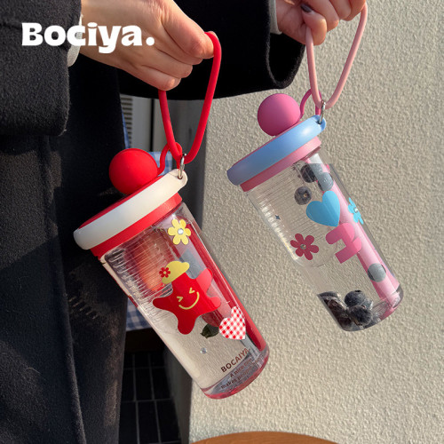 水杯女生高顔值大容量吸管杯tritan2025新款夏天可攜式泡茶塑膠杯子 水杯女生高顔值大容量吸管杯tritan2025新款夏天可攜式泡茶塑膠杯子