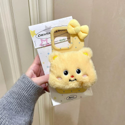 黃油小熊蘋果16ProMax手機殼iPhone15Pro新13女12軟套14手繩XR皮