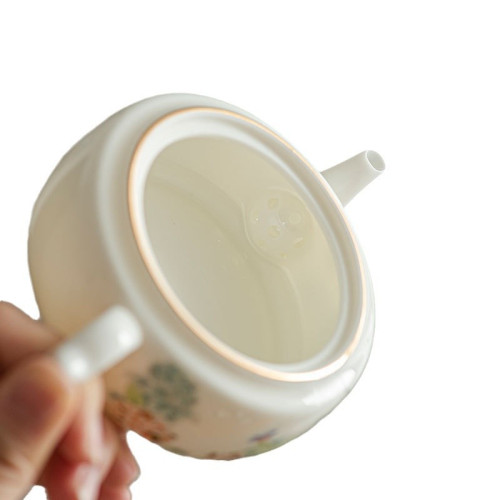 白瓷快客杯一壺二杯精緻茶壺可攜式露營旅行茶具陶瓷茶杯套裝新中式 白瓷快客杯一壺二杯精緻茶壺可攜式露營旅行茶具陶瓷茶杯套裝新中式