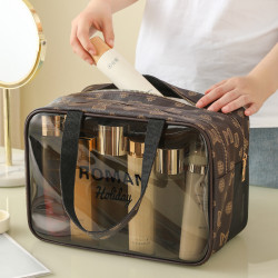 夏天爆款pvc洗漱包高級感防水男女同款高級包包野外露營收納包小