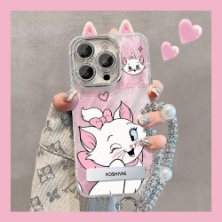 耳朵瑪麗貓蘋果16promax手機殼12/13全包iphone14奶油款xs/xr/7/8