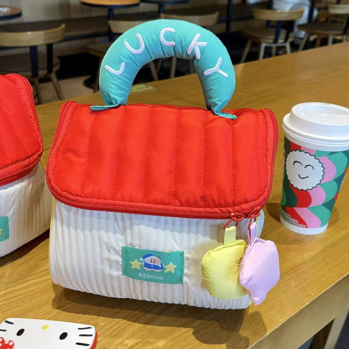 化妝包收納高級感可愛大容量手提旅行洗漱包可攜式高顔值化妝收納包 化妝包收納高級感可愛大容量手提旅行洗漱包可攜式高顔值化妝收納包