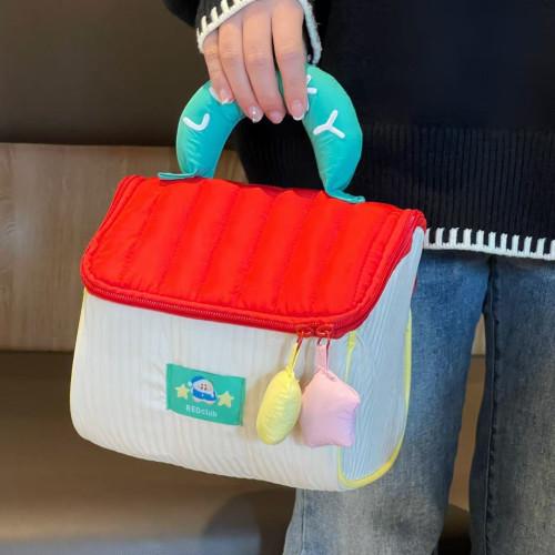 化妝包收納高級感可愛大容量手提旅行洗漱包可攜式高顔值化妝收納包 化妝包收納高級感可愛大容量手提旅行洗漱包可攜式高顔值化妝收納包