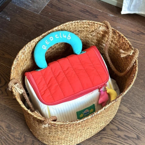 可愛房子護膚品收納袋女大容量化妝包可攜式手提旅行洗漱整理收納包 可愛房子護膚品收納袋女大容量化妝包可攜式手提旅行洗漱整理收納包