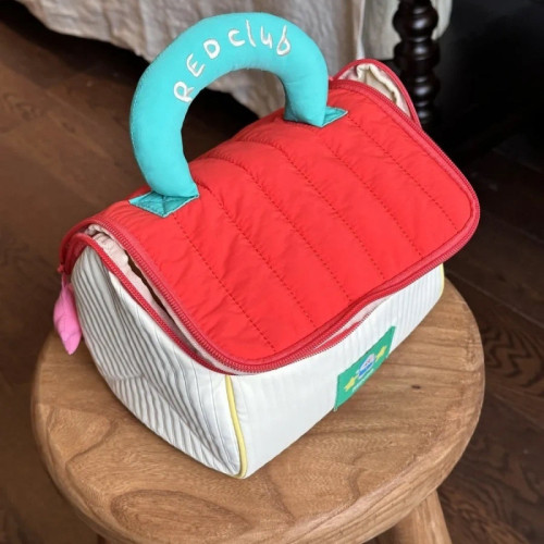 可愛房子護膚品收納袋女大容量化妝包可攜式手提旅行洗漱整理收納包 可愛房子護膚品收納袋女大容量化妝包可攜式手提旅行洗漱整理收納包