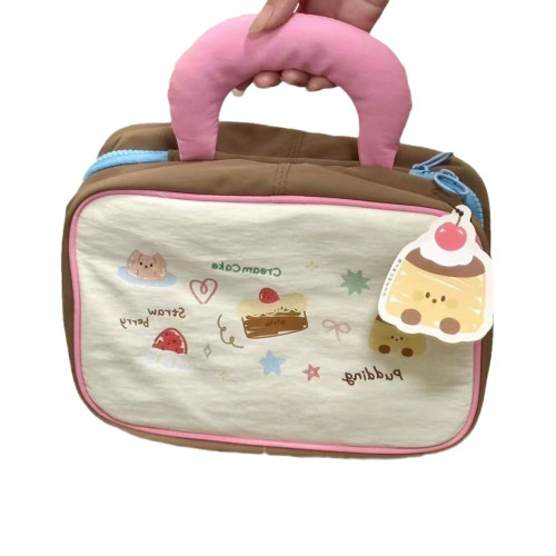 2024新款甜美多巴胺化妝包少女蛋糕可攜式大容量化妝包旅行收納包 2024新款甜美多巴胺化妝包少女蛋糕可攜式大容量化妝包旅行收納包