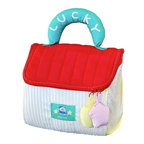 可愛小房子化妝包大容量高顔值手提可攜式防水旅行收納包加厚洗漱包 可愛小房子化妝包大容量高顔值手提可攜式防水旅行收納包加厚洗漱包