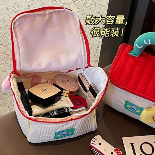小房子化妝包可愛大容量高顔值手提可攜式防水旅行收納包加厚洗漱包 小房子化妝包可愛大容量高顔值手提可攜式防水旅行收納包加厚洗漱包