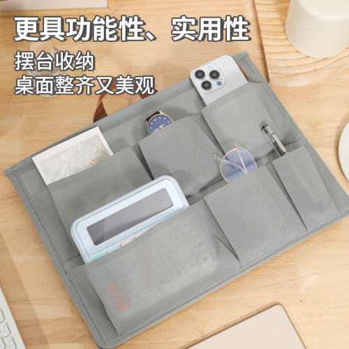 可立式收納置物架雙層 大容量收納袋手提分類袋 多功能桌面置物架 可立式收納置物架雙層 大容量收納袋手提分類袋 多功能桌面置物架