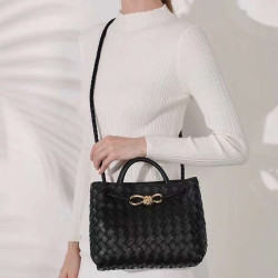 真皮手拎包高級編織包時尚羊皮手提包大容量單肩斜後背包女