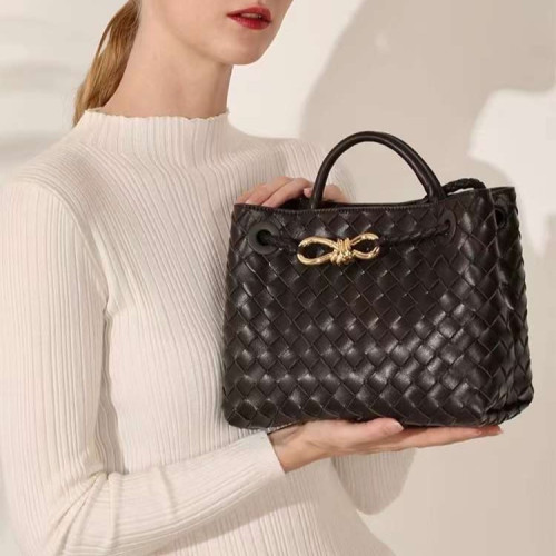 真皮手拎包高級編織包時尚羊皮手提包大容量單肩斜後背包女