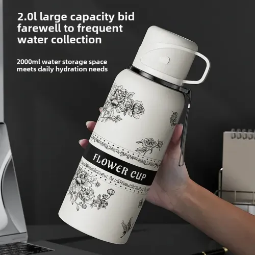 2025新款梔子花保溫杯高顔值水杯316L不鏽鋼茶杯子大容量學生水壺 2025新款梔子花保溫杯高顔值水杯316L不鏽鋼茶杯子大容量學生水壺