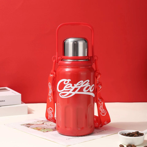 新款316不鏽鋼保溫杯大容量男女運動水杯可背式提繩戶外可攜式杯子 新款316不鏽鋼保溫杯大容量男女運動水杯可背式提繩戶外可攜式杯子