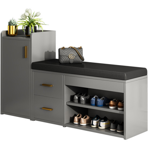 嚴選換鞋凳家用門口輕奢鞋櫃可坐式入戶鞋架凳一體門口儲物軟包穿 嚴選換鞋凳家用門口輕奢鞋櫃可坐式入戶鞋架凳一體門口儲物軟包穿