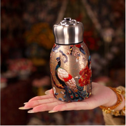 國潮迷你小胖丁保溫杯帶拉環便捷口袋杯簡約時尚杯子禮品