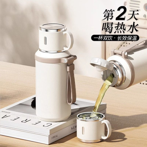 316不鏽鋼保溫杯女食品級水杯學生高顔值大容量杯泡茶帶杯蓋外出 316不鏽鋼保溫杯女食品級水杯學生高顔值大容量杯泡茶帶杯蓋外出