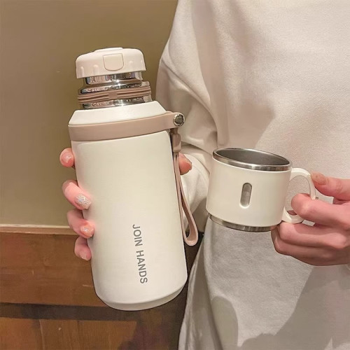 316不鏽鋼保溫杯大容量高顔值水杯學生兒童上學專用茶水分離杯子 316不鏽鋼保溫杯大容量高顔值水杯學生兒童上學專用茶水分離杯子