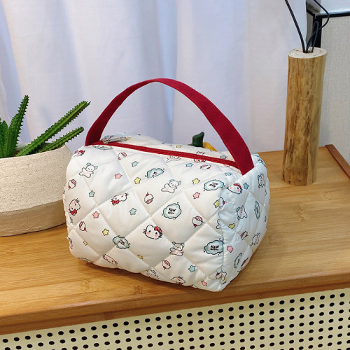 可愛小清新少女棉質化妝袋 小衆可攜式旅行洗漱包 美妝用品收納包 可愛小清新少女棉質化妝袋 小衆可攜式旅行洗漱包 美妝用品收納包