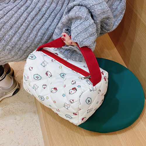 可愛小清新少女棉質化妝袋 小衆可攜式旅行洗漱包 美妝用品收納包 可愛小清新少女棉質化妝袋 小衆可攜式旅行洗漱包 美妝用品收納包