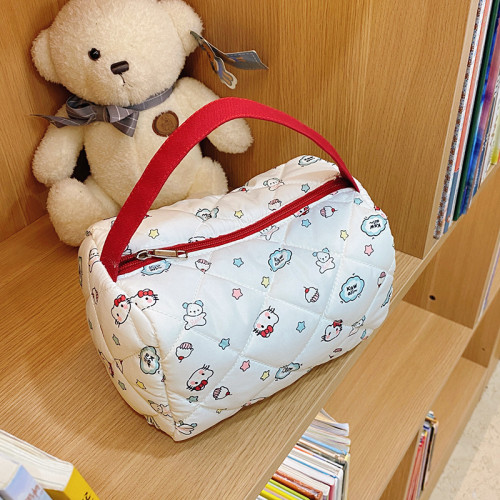 可愛小清新少女棉質化妝袋 小衆可攜式旅行洗漱包 美妝用品收納包 可愛小清新少女棉質化妝袋 小衆可攜式旅行洗漱包 美妝用品收納包