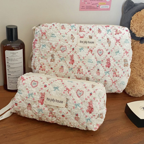 可愛薄荷曼波小羊化妝包女大容量學生收納包手提包包中包筆袋套裝 可愛薄荷曼波小羊化妝包女大容量學生收納包手提包包中包筆袋套裝