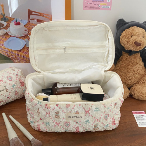 可愛薄荷曼波小羊化妝包女大容量學生收納包手提包包中包筆袋套裝 可愛薄荷曼波小羊化妝包女大容量學生收納包手提包包中包筆袋套裝